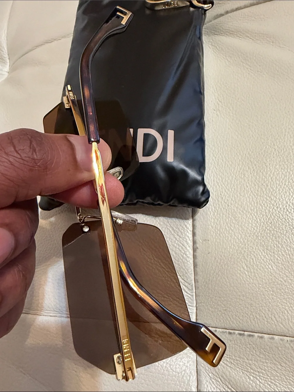 Fendi elegant rimless
